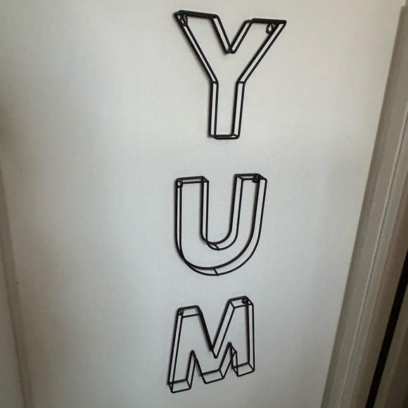 3 Piece Wall Decor Sign YUM - Target - Picture 1 of 8